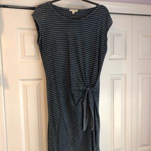 Navy Striped Summer Dress